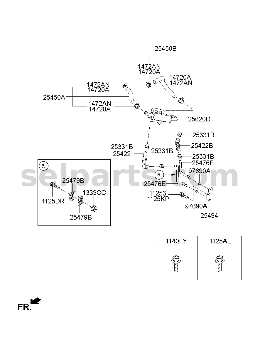 Genuine CASE-TRANSMISSION for Kia K5 #452413F800
