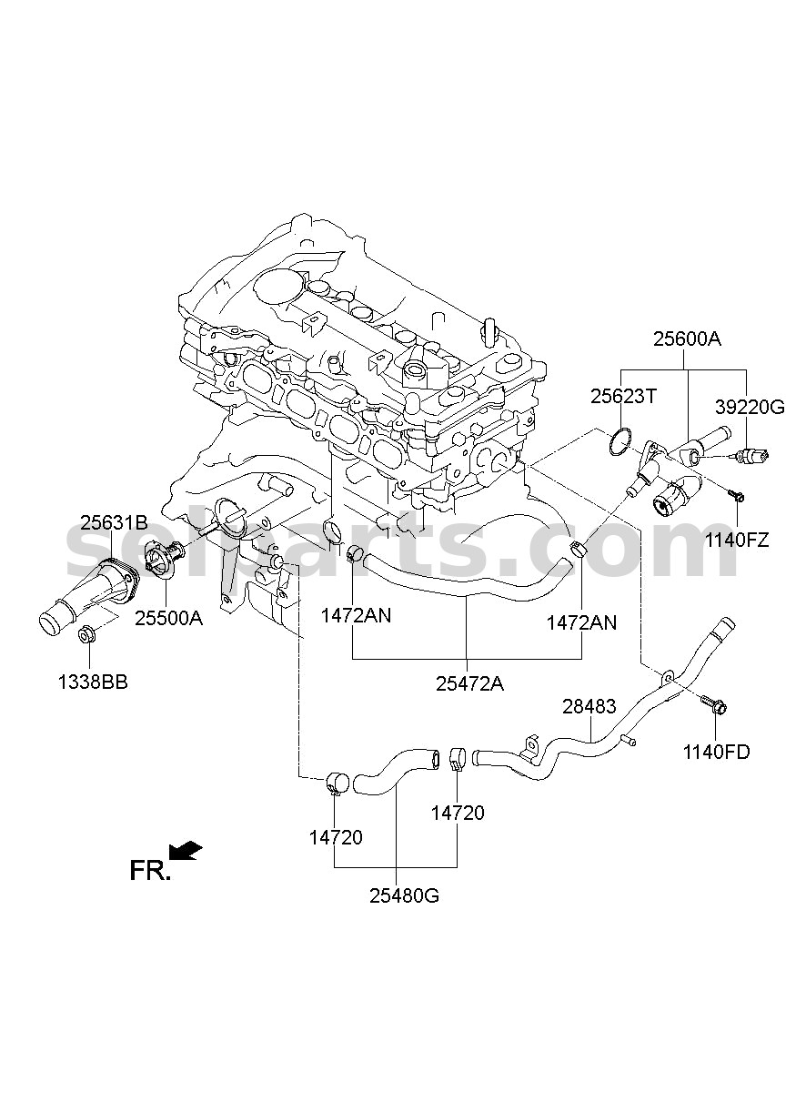 Genuine WIRING ASSY-MAIN for Kia K5 #911J0D4570