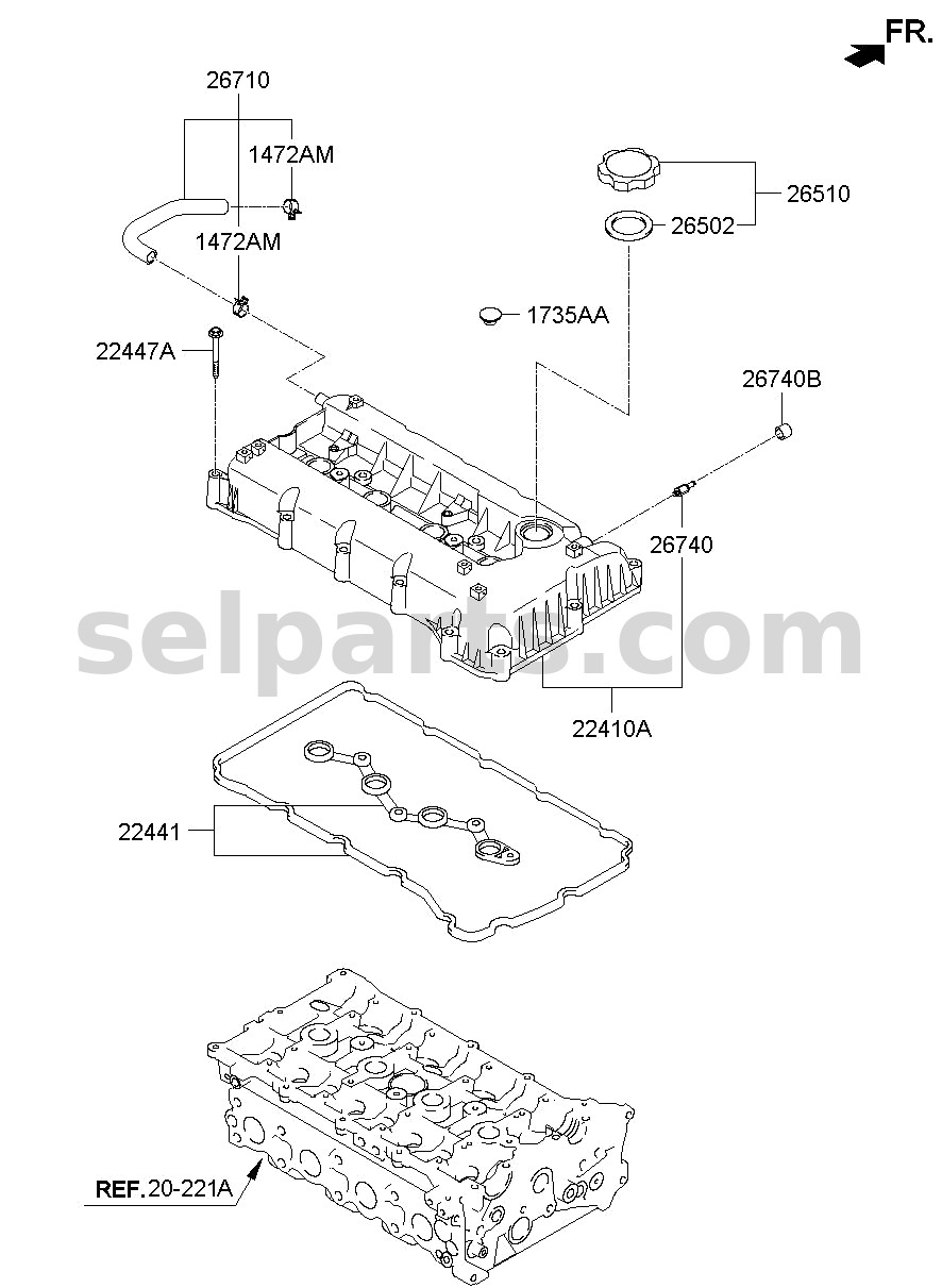 Genuine COVERING ASSY-RR SEAT CUSHION for Kia K5 #89160D4120DKD
