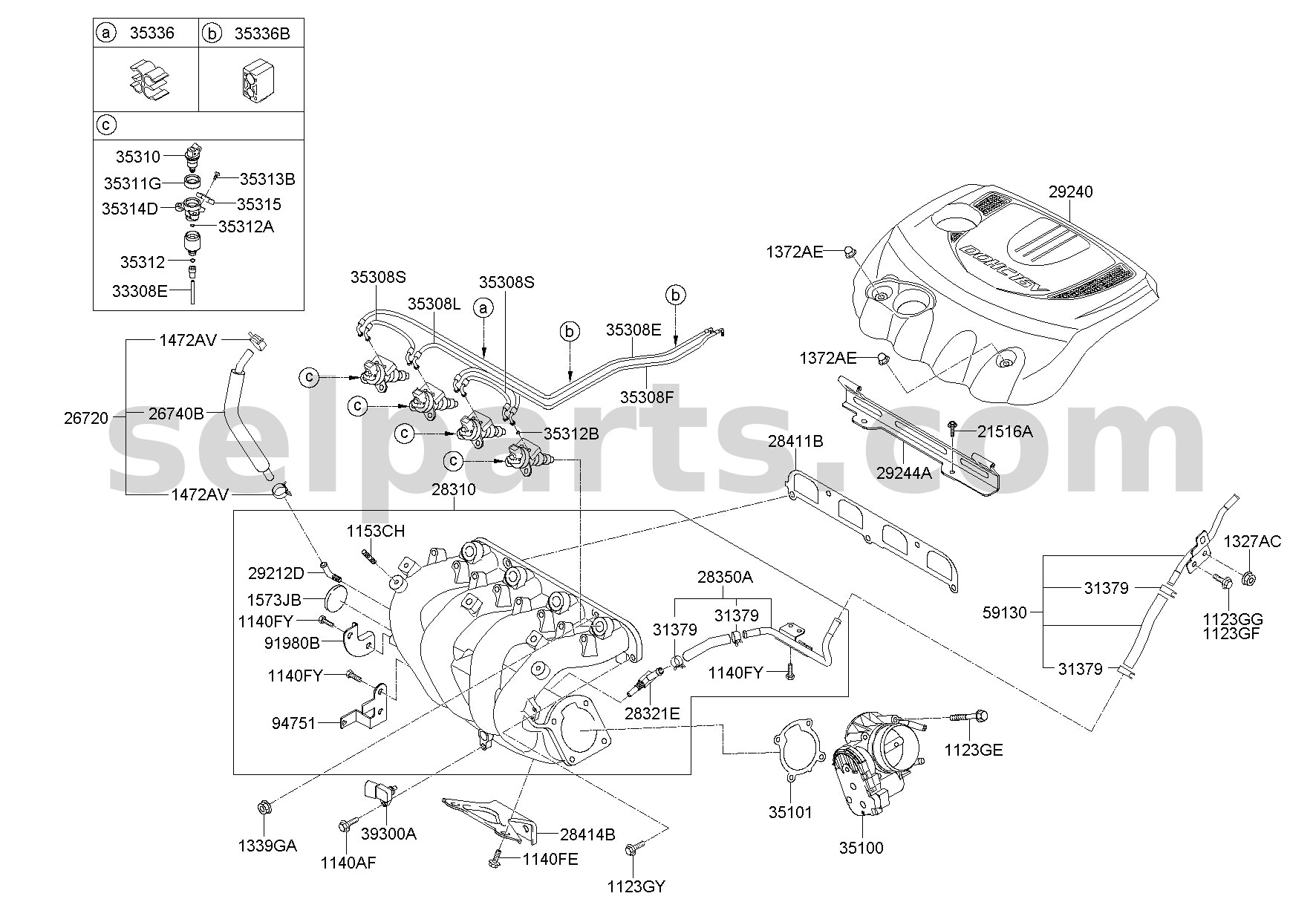 Genuine BACK ASSY-FR SEAT,LH for Kia K5 #88300D4920C2R