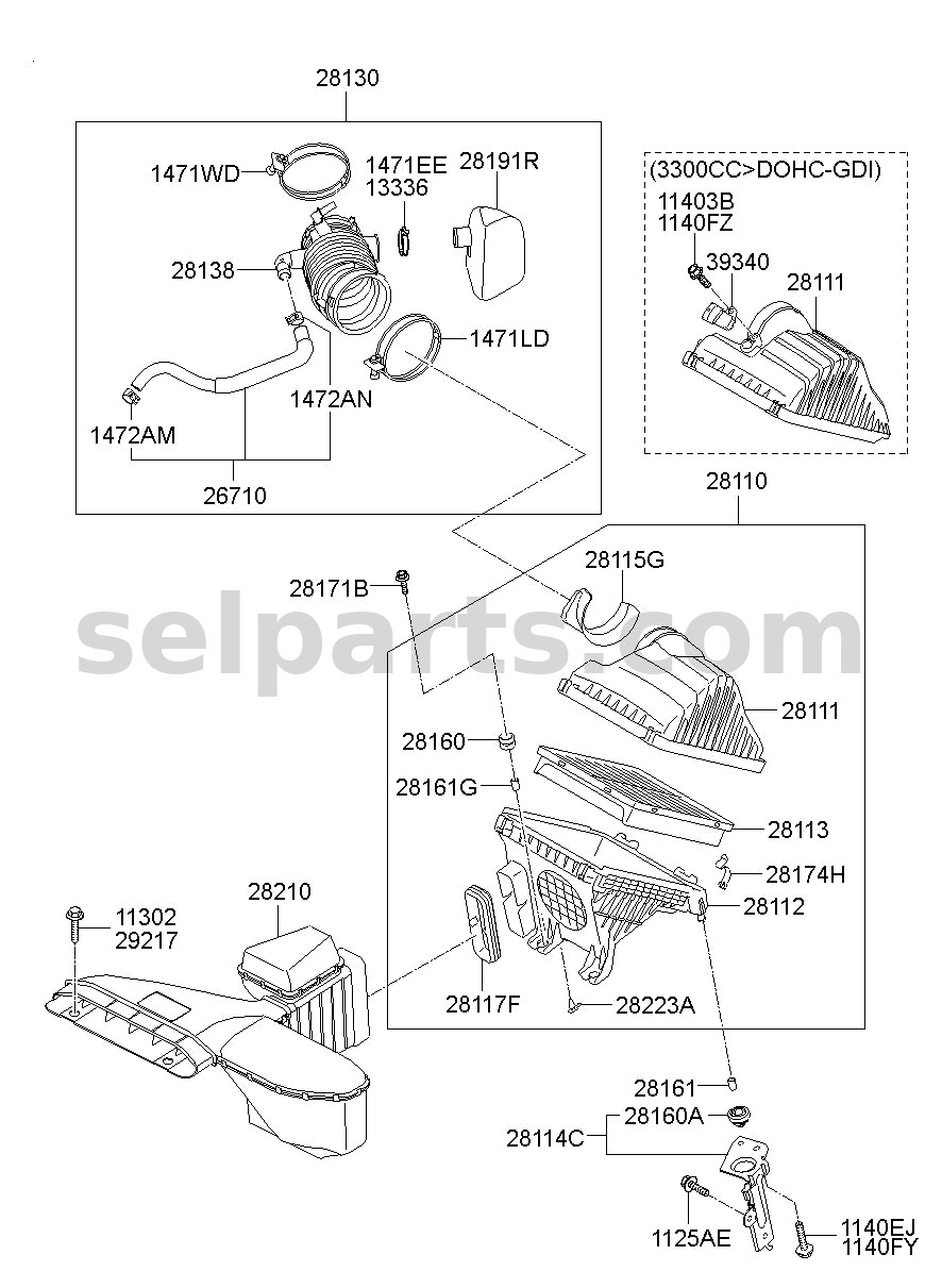 Genuine CUSHION ASSY-FR SEAT,LH for Kia K5 #88100L2110JS8