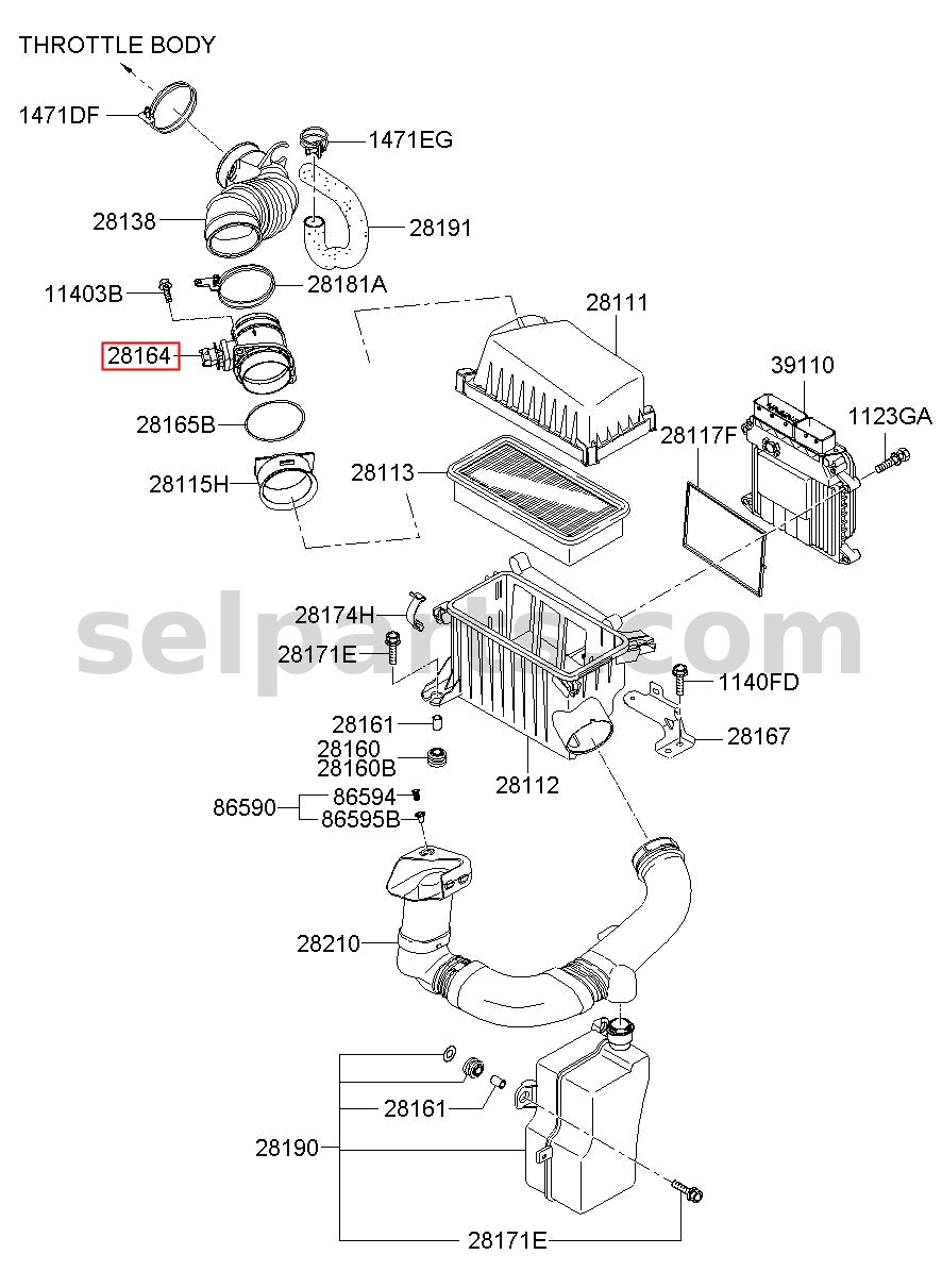 Genuine WIRING ASSY-MAIN for Kia K5 #91105L2040