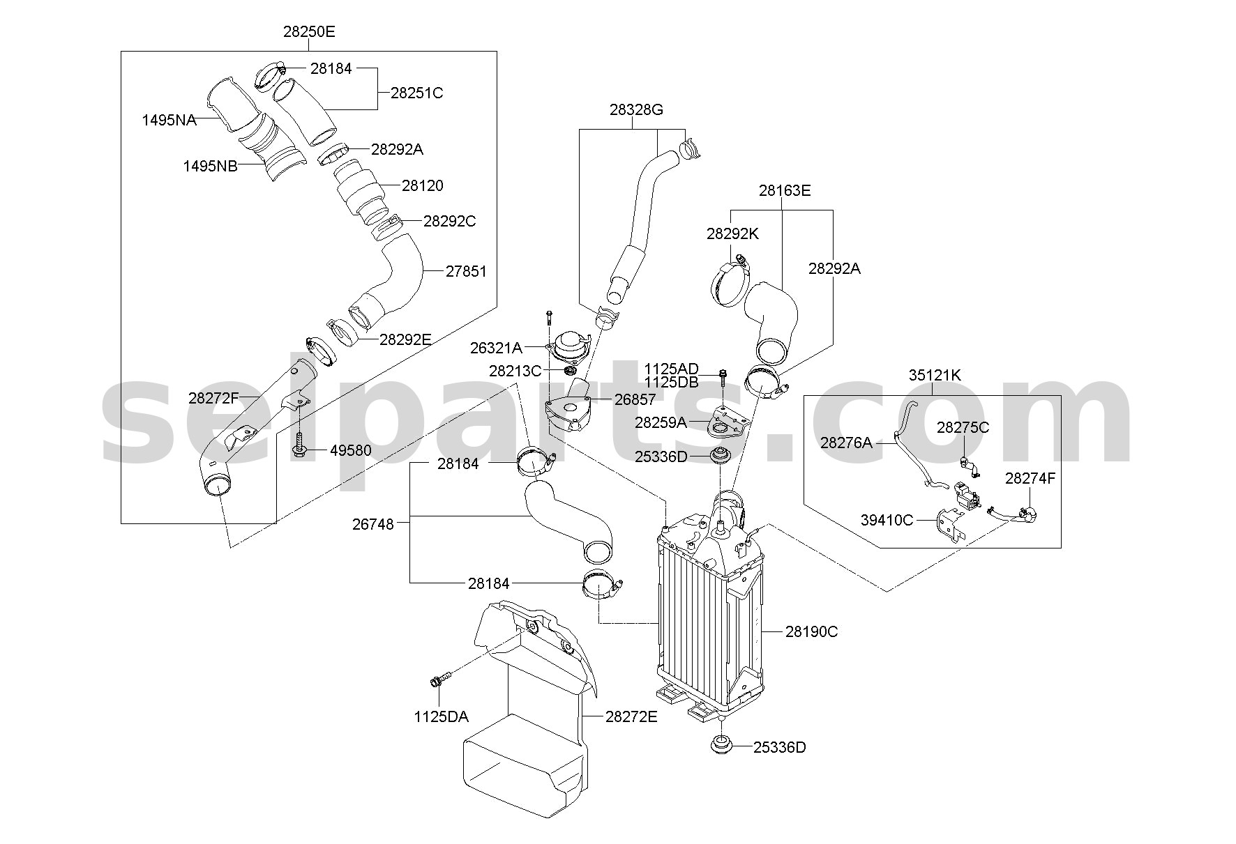 Genuine MIRROR ASSY-OUTSIDE RR VIEW,LH for Kia K5 #87610L2120SWP