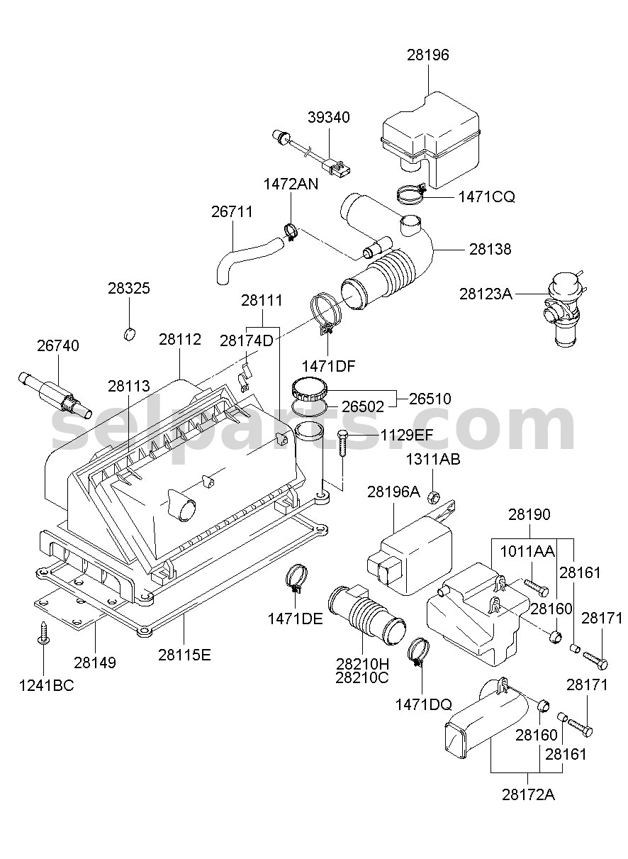 Genuine MIRROR ASSY-OUTSIDE RR VIEW,RH for Kia K5 #87620L2130SWP
