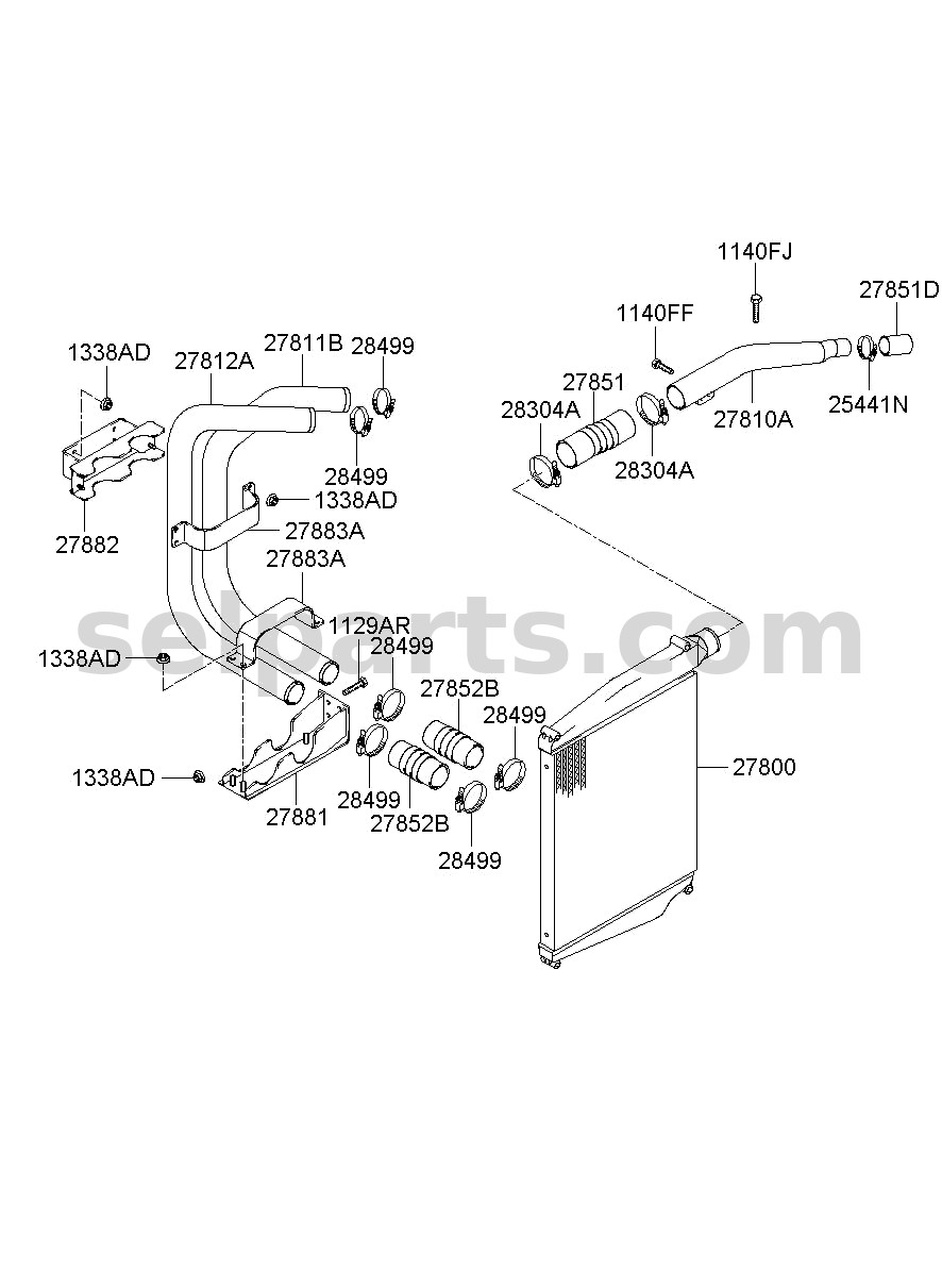Genuine WIRING ASSY-MAIN for Kia K5 #91104L2780