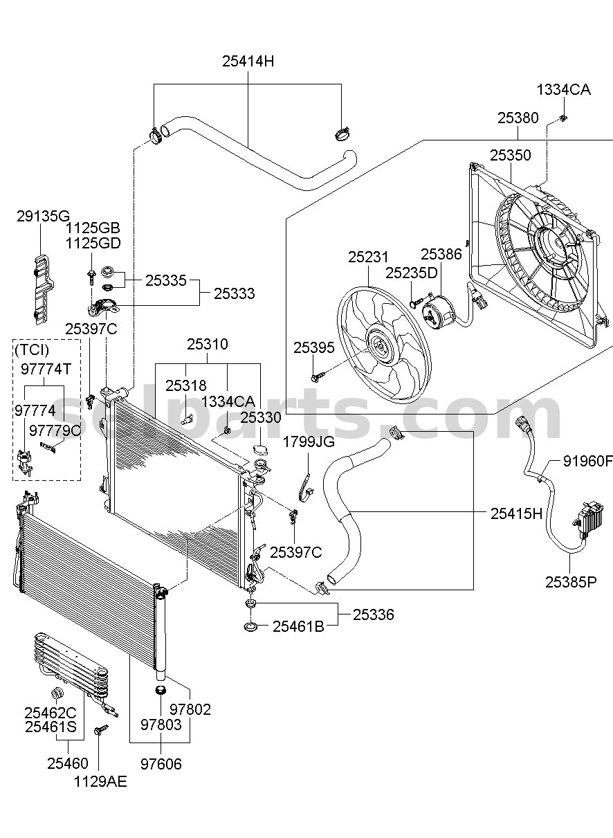 Genuine AIR GUIDE for Kia Sportage #282742F650
