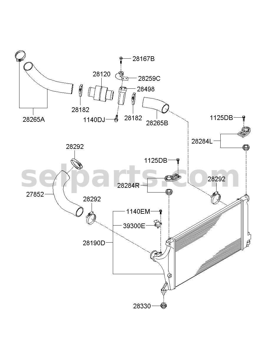 Genuine WIRING ASSY-CONTROL for Kia K5 #91410L2020