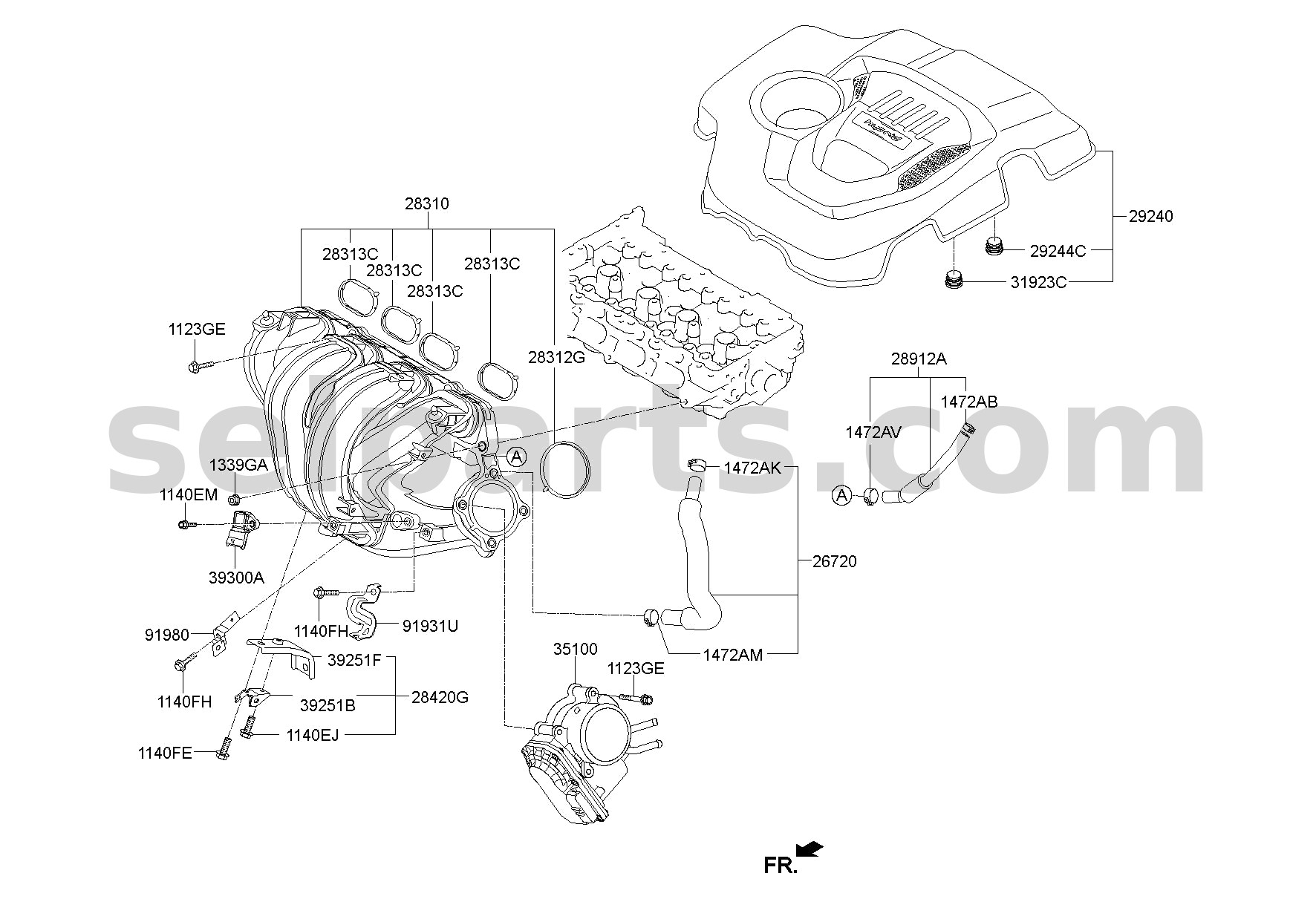 Genuine CLUSTER ASSY-INSTRUMENT for Kia K5 #94023D4030