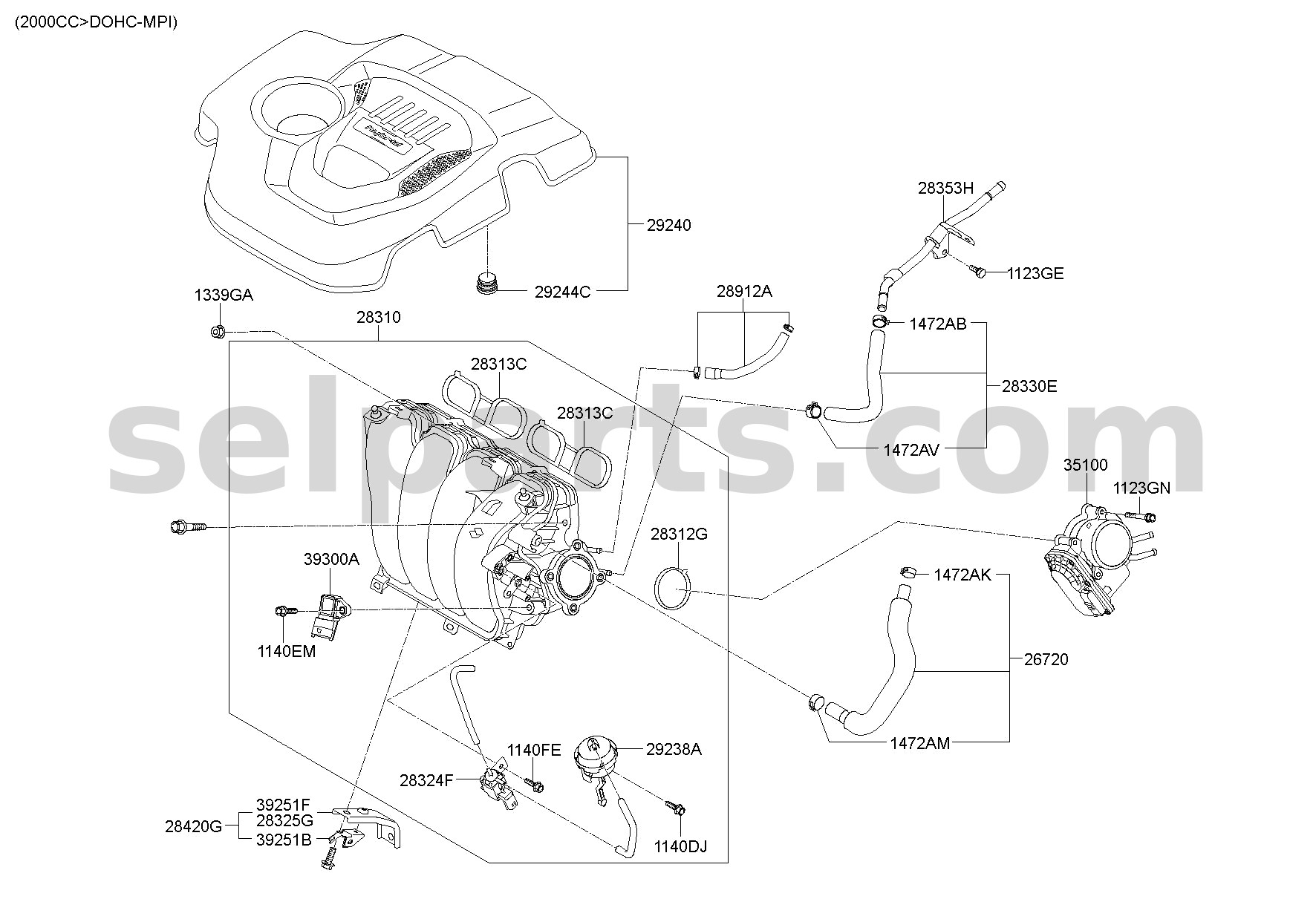 Genuine CLUSTER ASSY-INSTRUMENT for Kia K5 #94023D4980