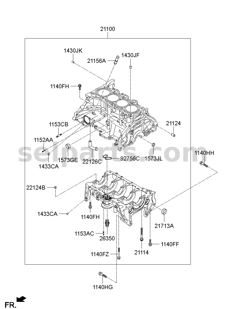 Genuine WIRING ASSY-MAIN for Kia K5 #91104L2840