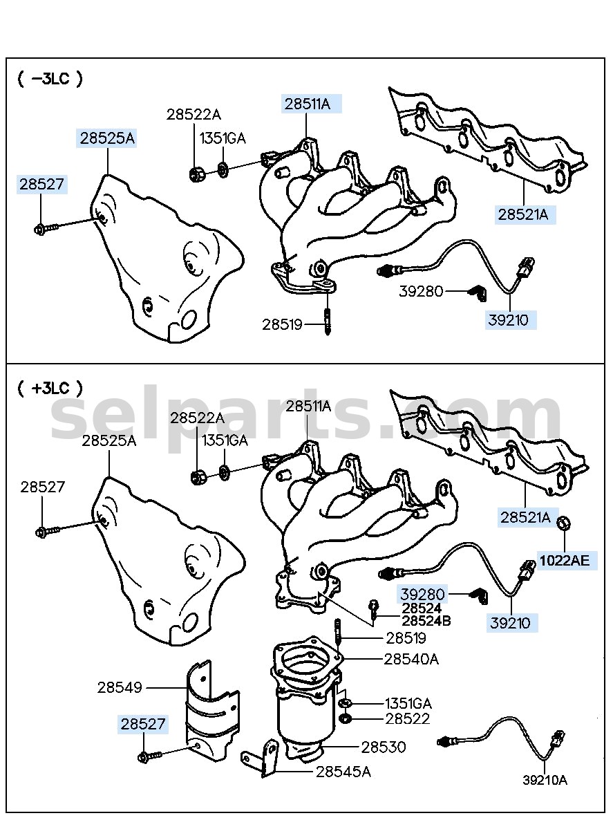 Genuine PROTECTOR-HEAT for Hyundai Sonata #285252GTA1