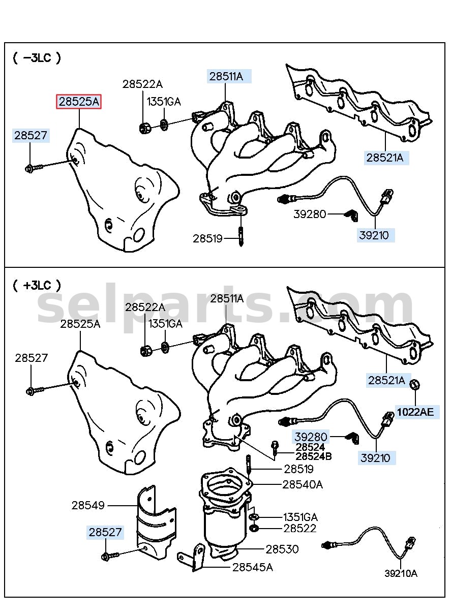 Genuine PROTECTOR-HEAT for Hyundai Grand Starex #285254A002
