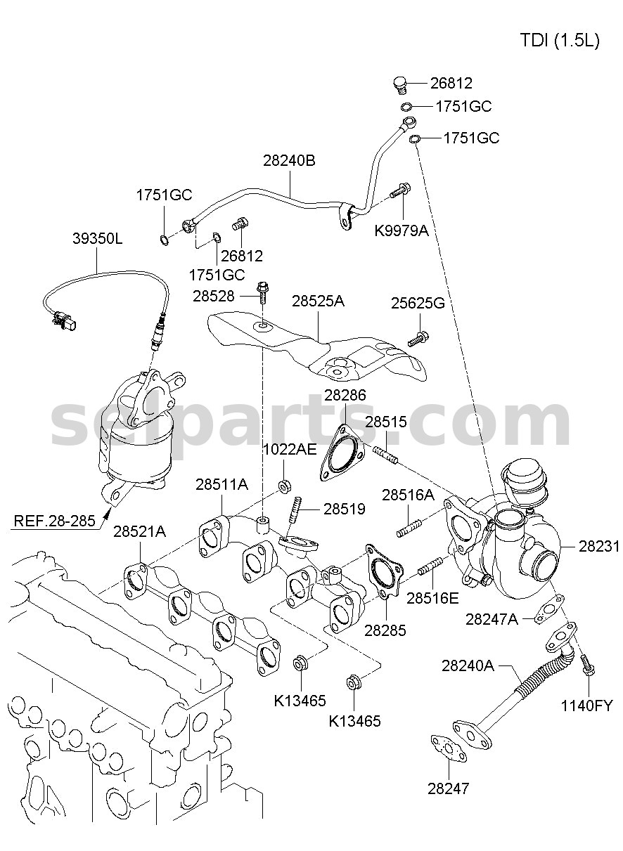 Genuine PANEL ASSY-REAR DOOR TRIM,RH for Kia K5 #83308L2160A53