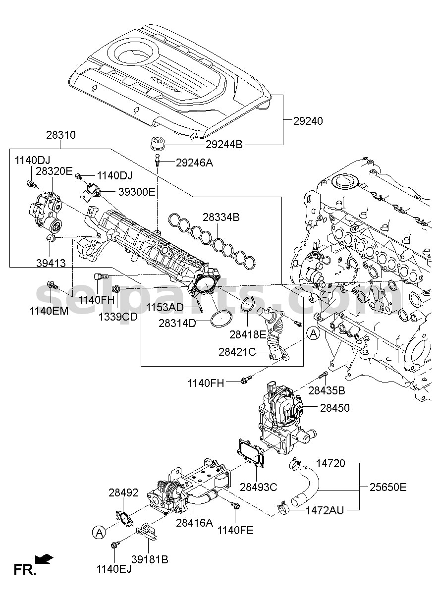 Genuine WIRING ASSY-CONTROL for Kia K5 #91455D4040