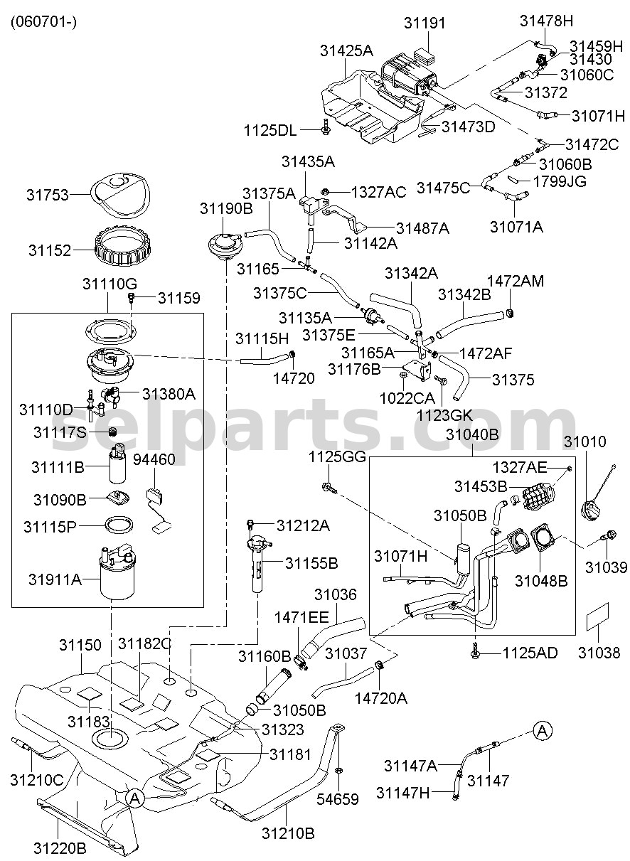 Genuine BLOWER UNIT for Kia K5 #97100L2020