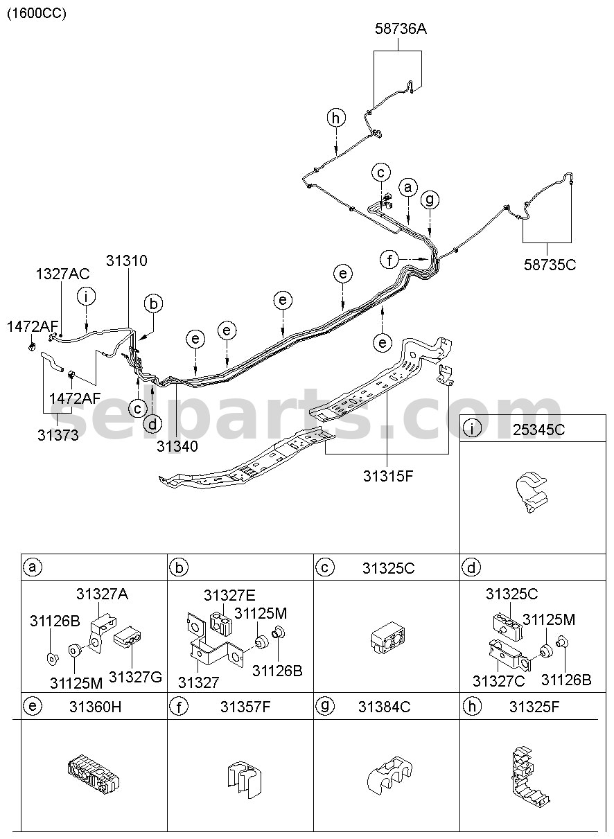 Genuine PUMP-HIGH PRESSURE for Kia K5 #353262M417