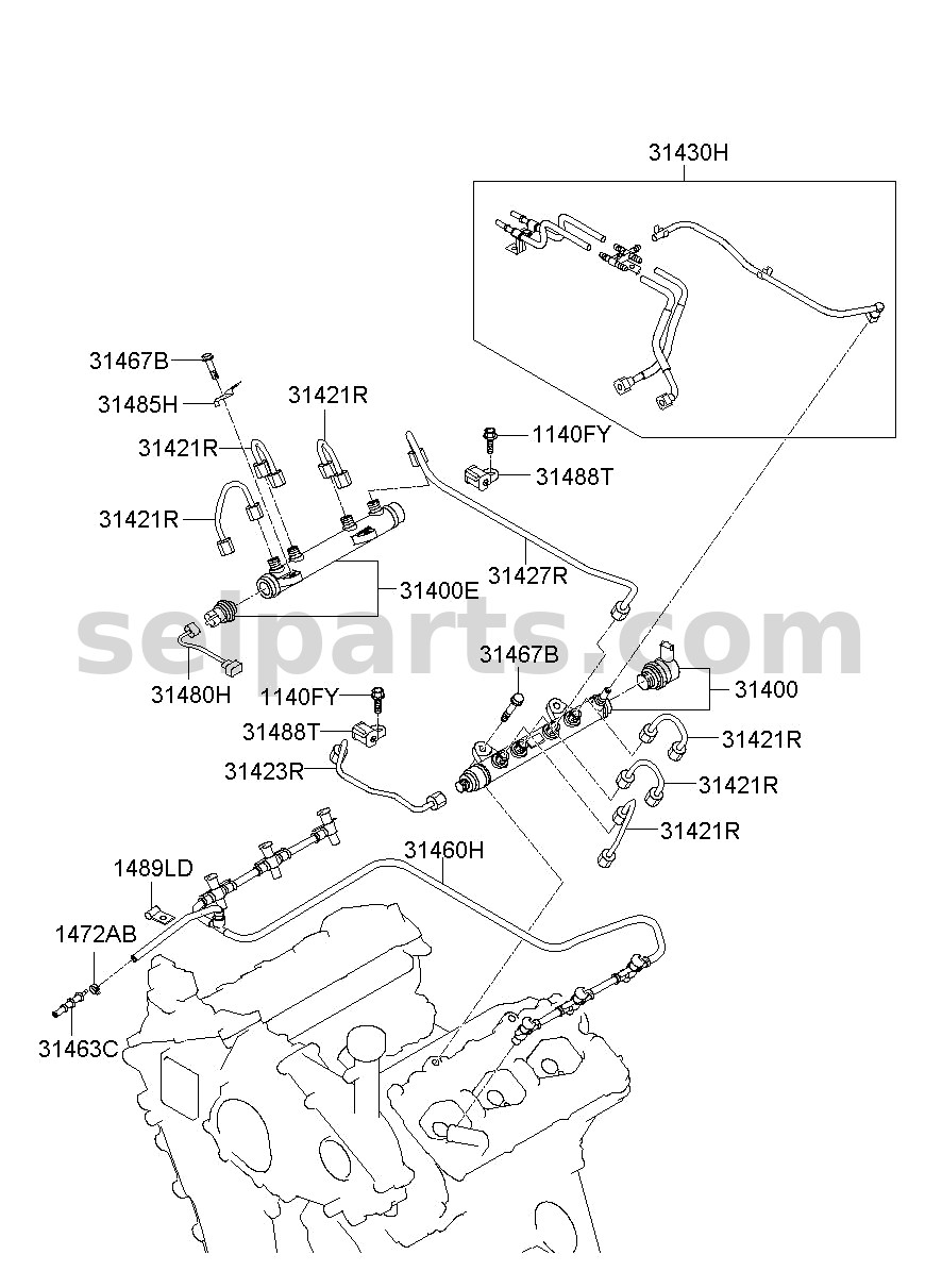 Genuine CONNECTOR - ADAPTER for Kia MOHAVE 16 (2016-2019) #314633A003