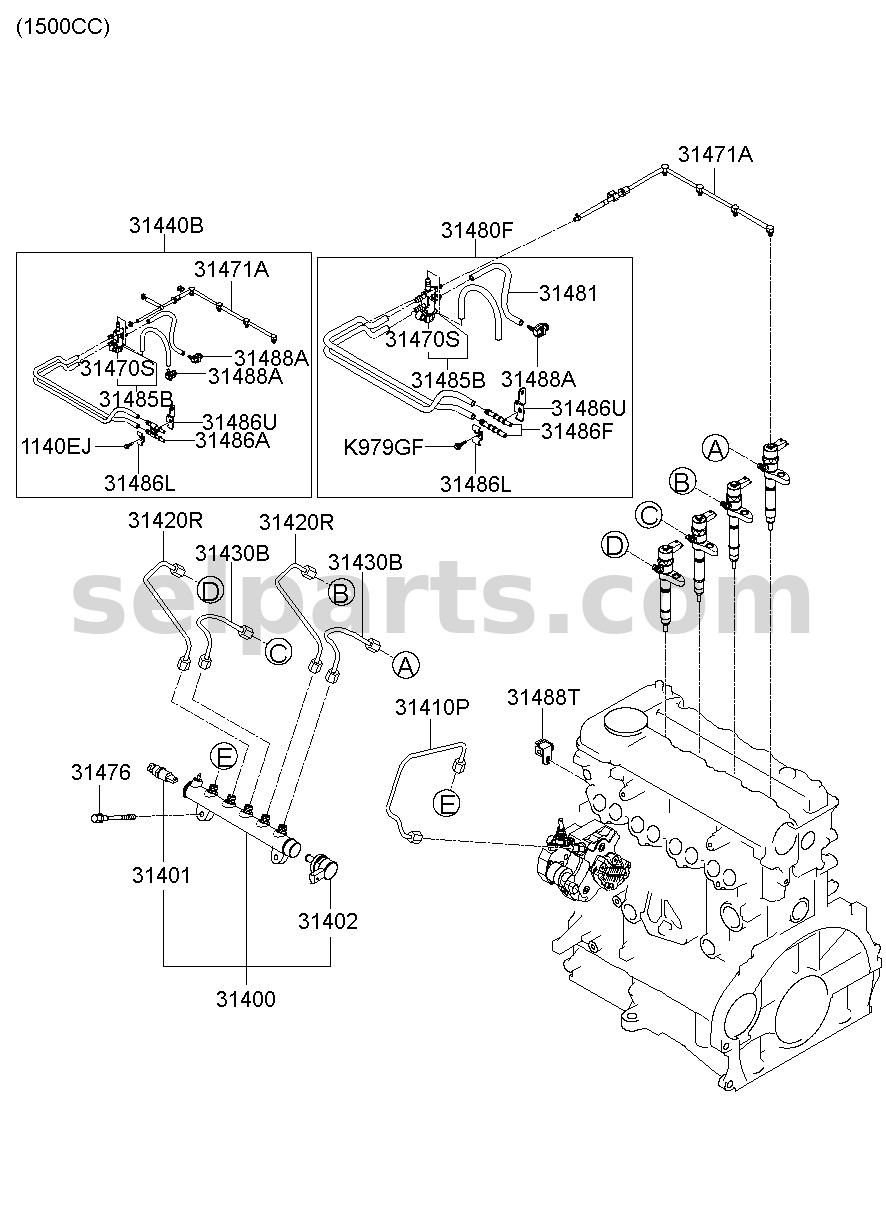 Genuine MIRROR ASSY-OUTSIDE RR VIEW,RH for Kia K5 #87620L2060AGT
