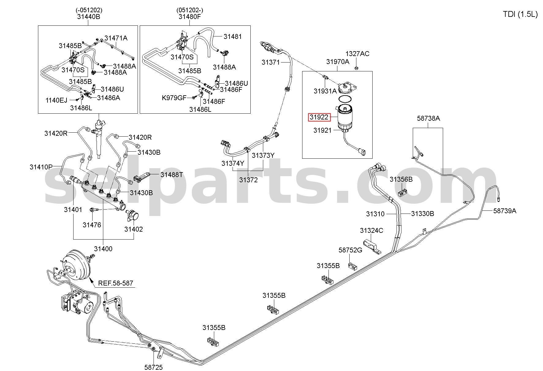 Genuine MIRROR ASSY-OUTSIDE RR VIEW,RH for Kia K5 #87620L2150ABP
