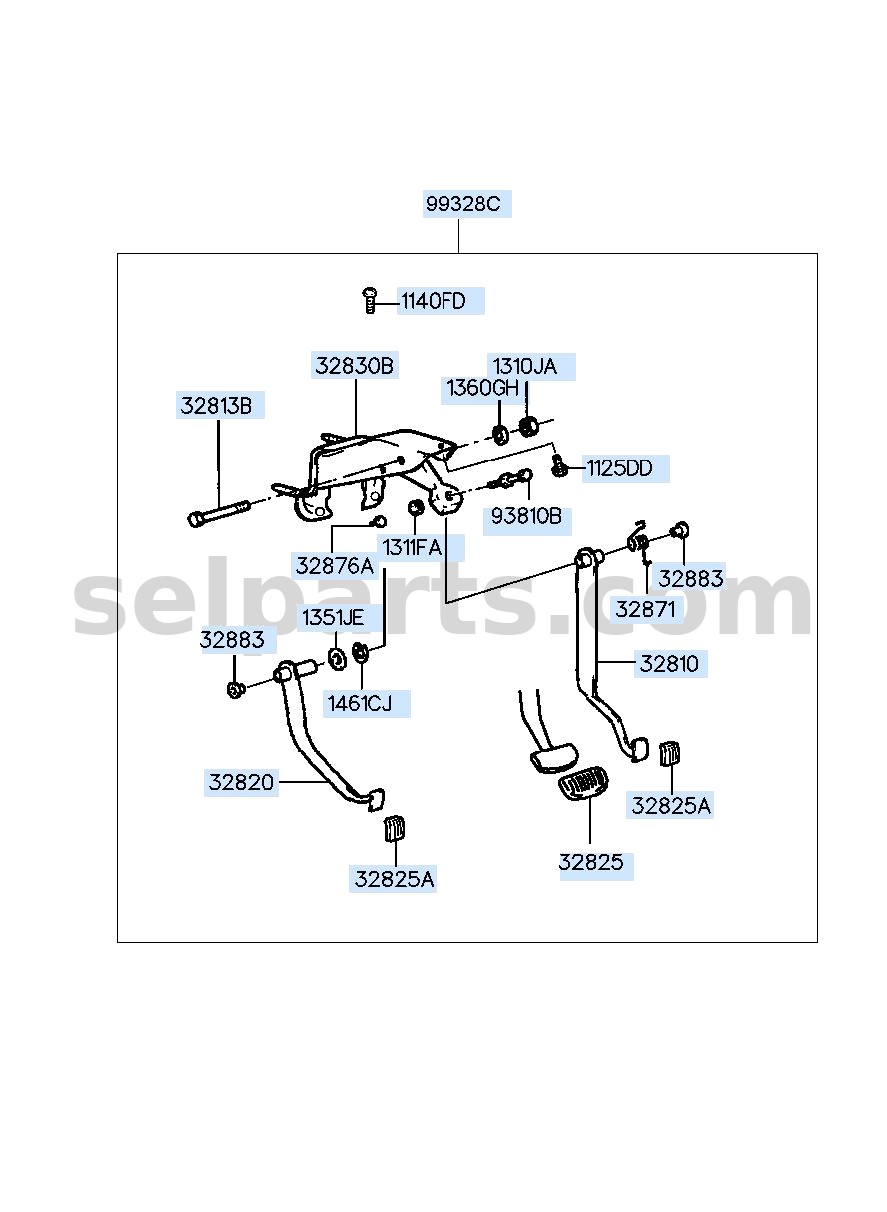 Genuine MEMBER ASSY-REAR FLOOR SIDE,RH for Kia K5 #65720L2020