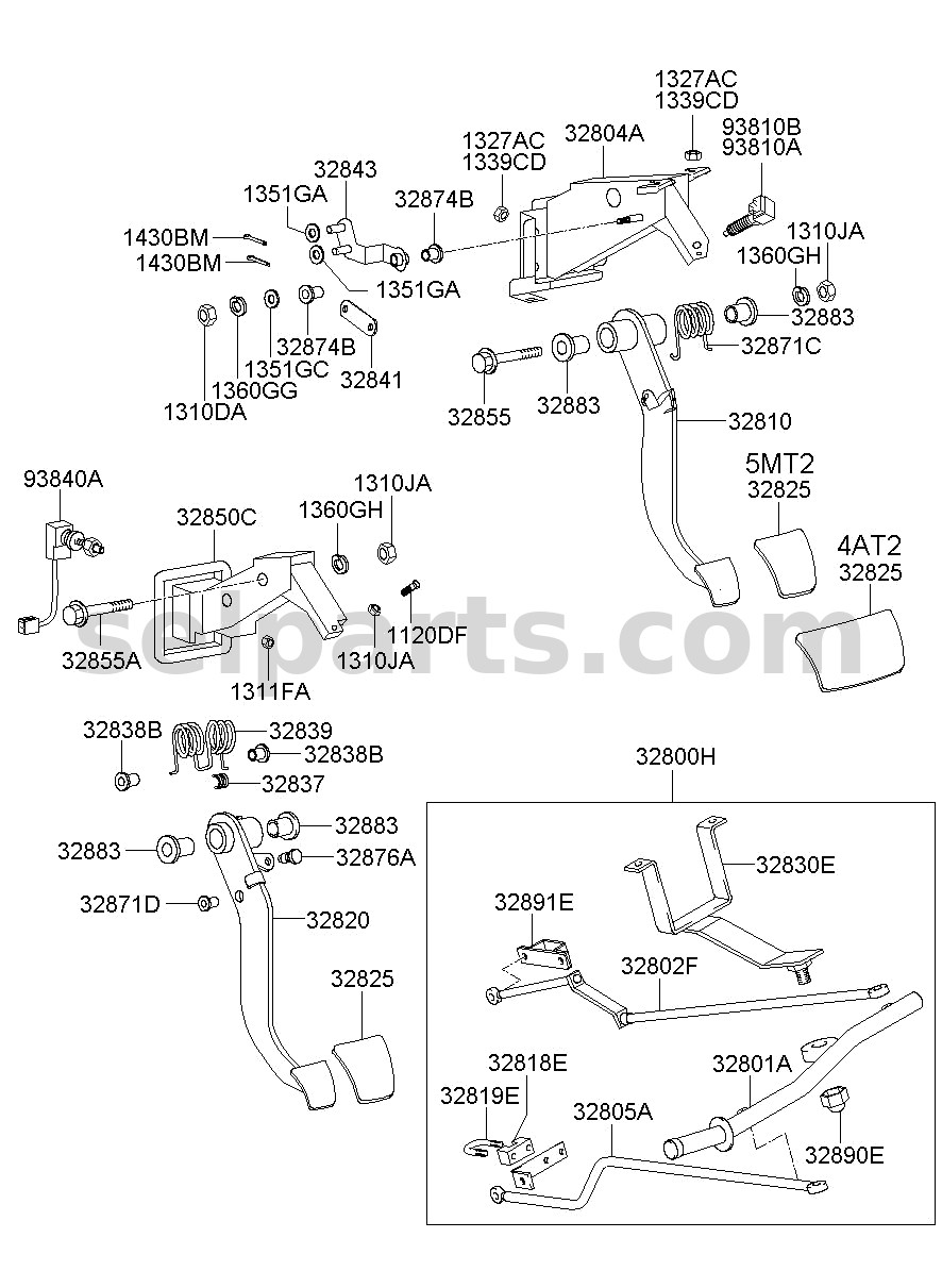 Genuine CROSSMEMBER-RR for Kia K5 #55405L1100