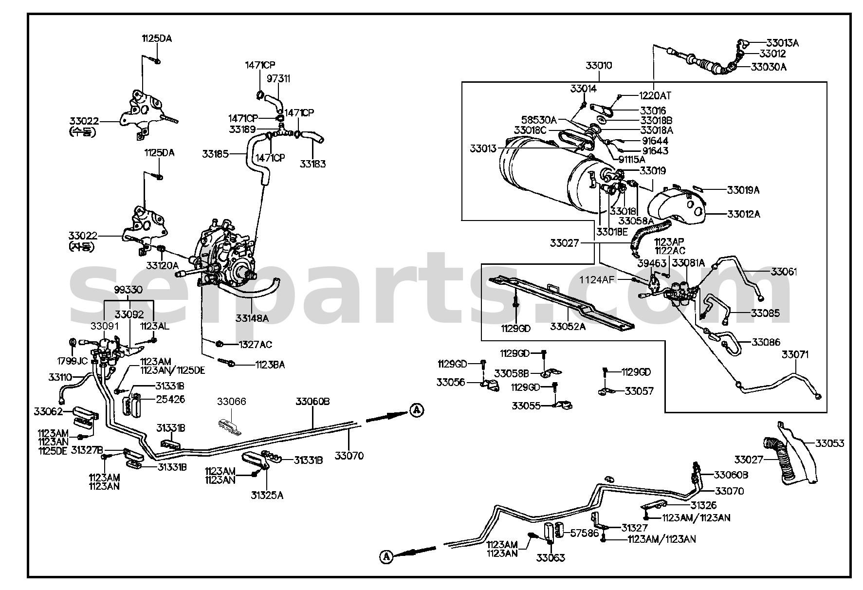 Genuine GROMMET-BOMBE VENT for Hyundai Sonata #33027C1000