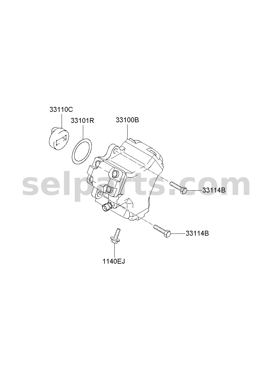 Genuine RADIATOR ASSY for Kia K5 #25310D4380