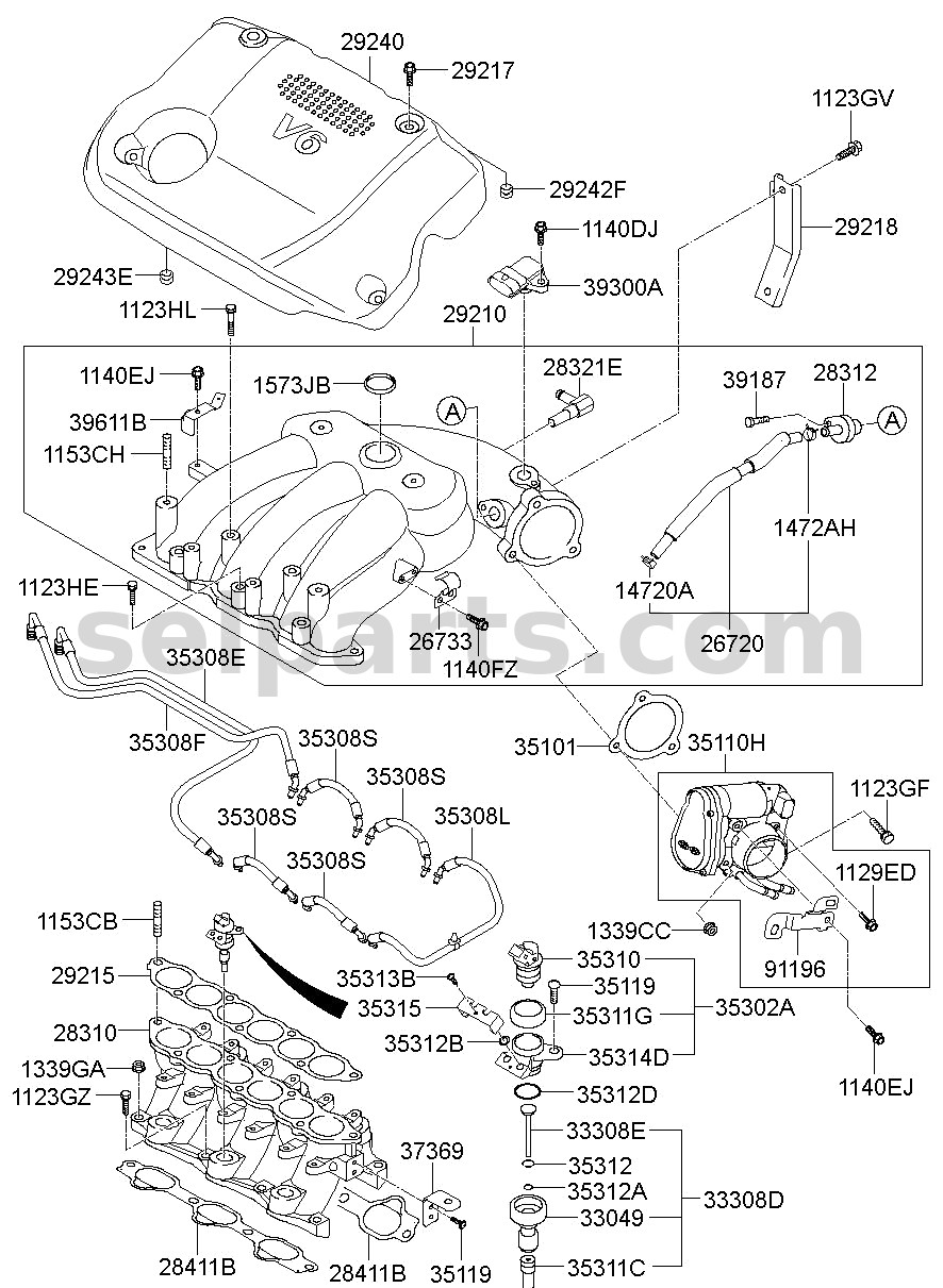 Genuine INJECTOR CUT SOL ASSY for Hyundai Grand Starex #333083E140