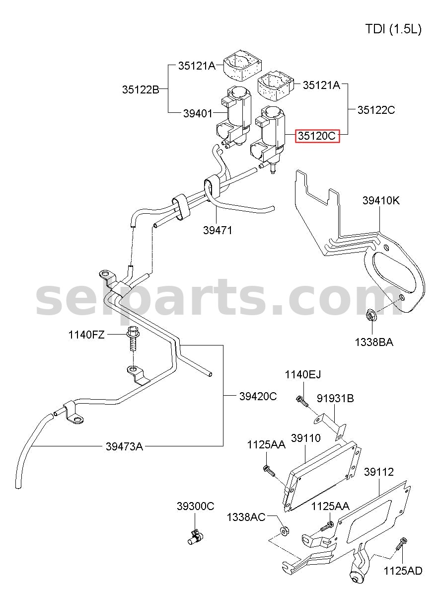 Genuine PANEL ASSY-FRONT DOOR TRIM,RH for Kia K5 #82308L2DE0A51