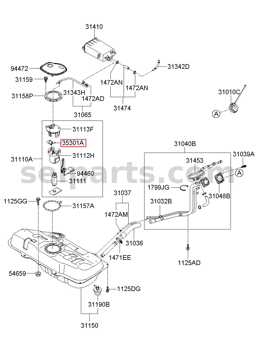 Genuine PANEL ASSY-FRONT DOOR TRIM,RH for Kia K5 #82308L2DE0A59
