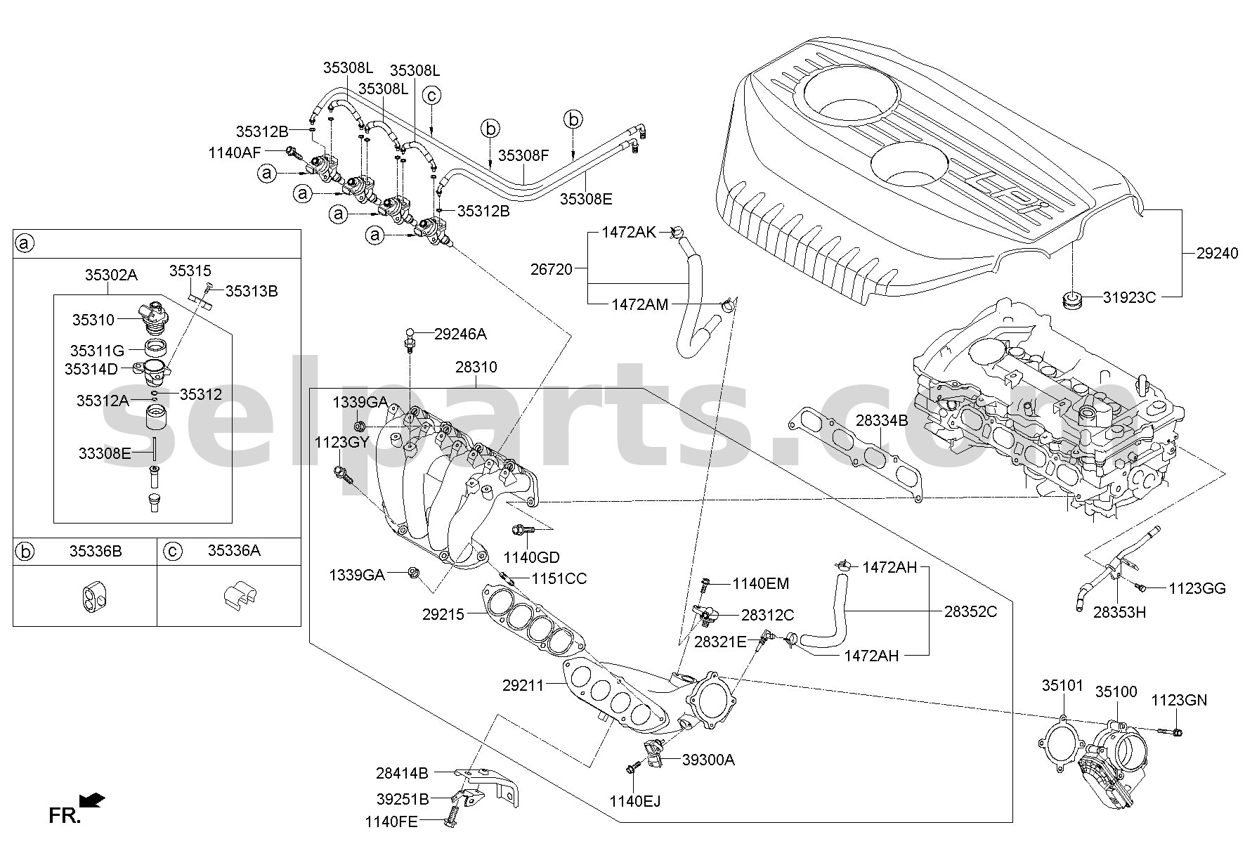 Genuine INJECTOR COMPLETE for Hyundai Grand Starex #353022C120