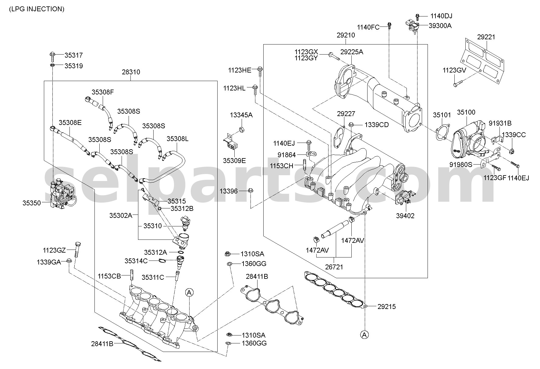 Genuine PUMP ASSY-FUEL for Kia K5 #31120C1100