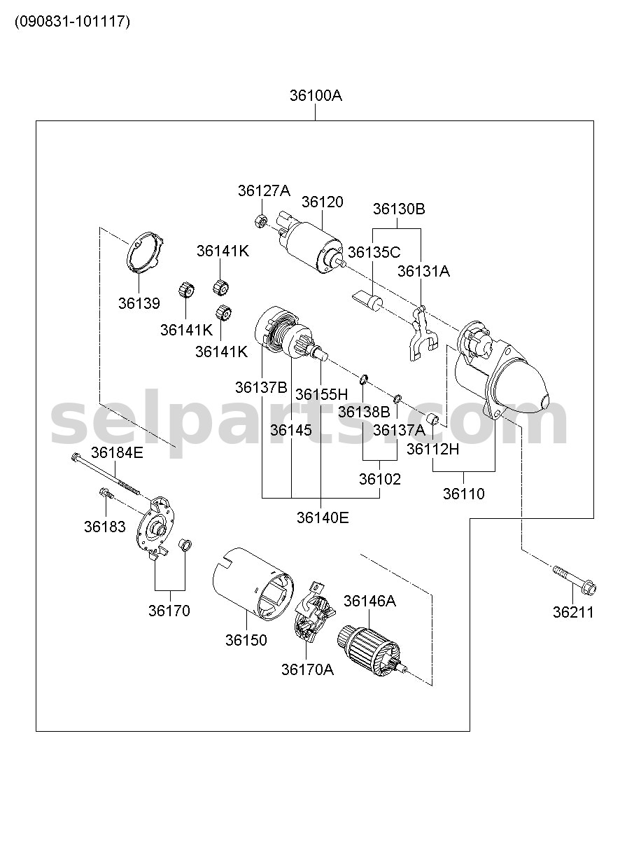 Genuine CUSHION ASSY-FR SEAT,LH for Kia K5 #88100D4GG0C2R