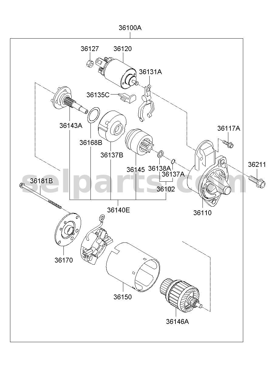Genuine MIRROR ASSY-OUTSIDE RR VIEW,LH for Kia K5 #87610D40904SS