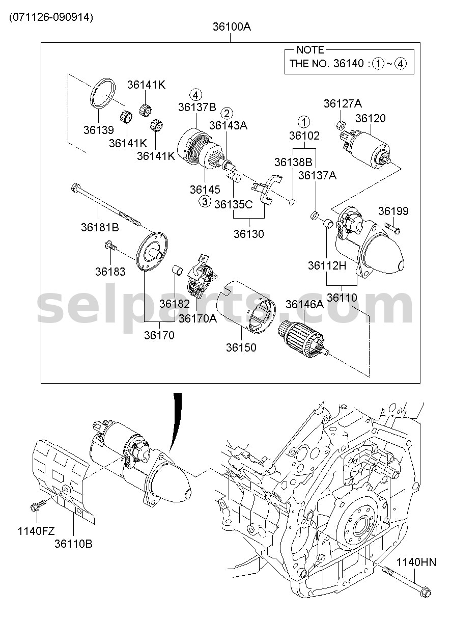 Genuine BLOWER UNIT for Kia K5 #97207D4010