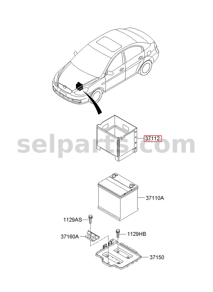 Genuine MIRROR ASSY-OUTSIDE RR VIEW,LH for Kia K5 #87610L2030SWP