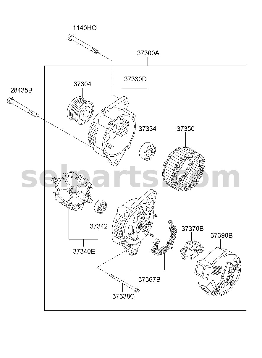 Genuine MIRROR ASSY-OUTSIDE RR VIEW,RH for Kia K5 #87620L2100ABP