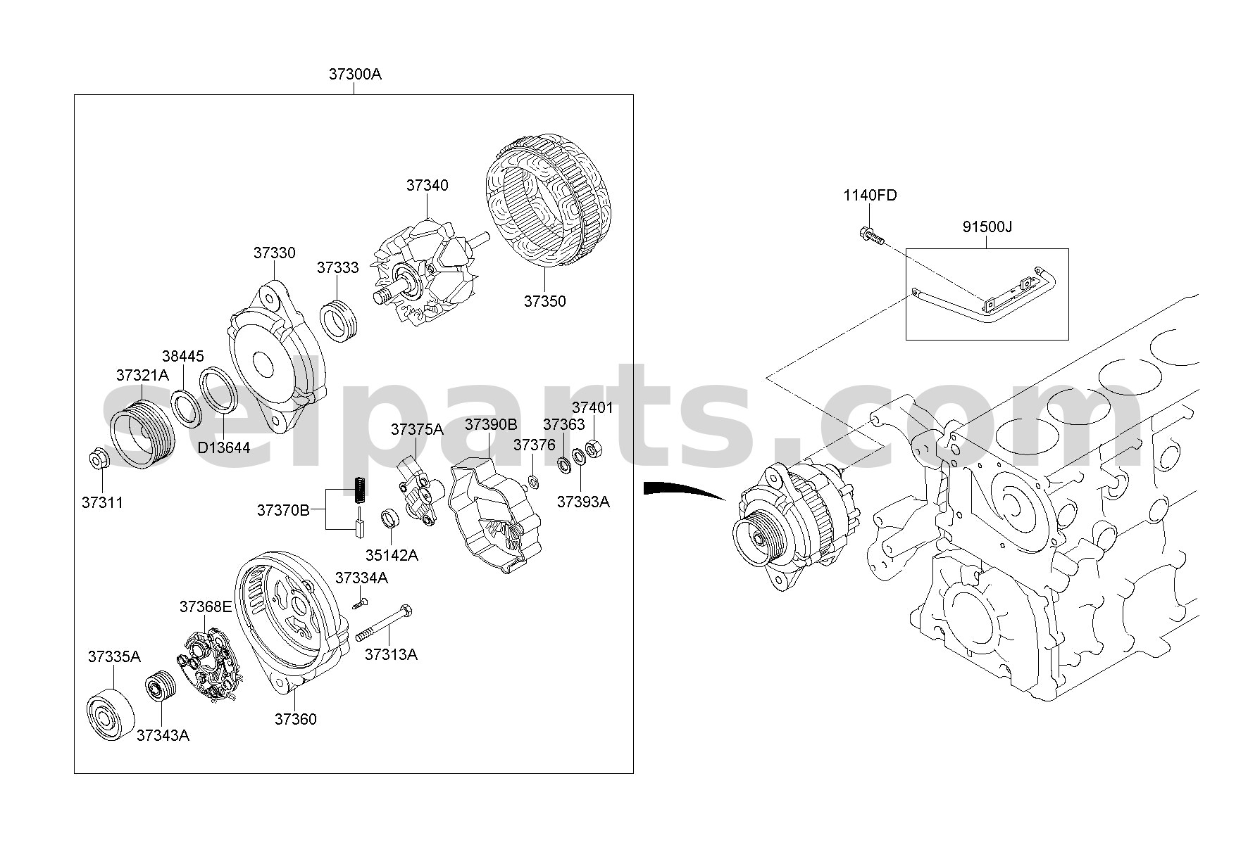 Genuine CUSHION ASSY-FR SEAT,LH for Kia K5 #88100L2030JS3