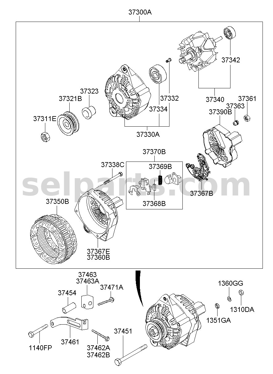 Genuine GRILLE ASSY-RADIATOR for Kia K5 #86350D4500