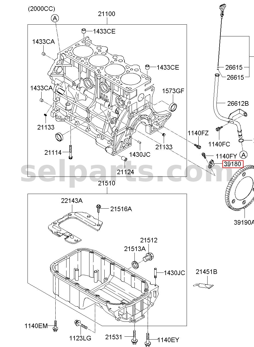 Genuine CALIPER KIT-BRAKE,RH for Kia K5 #58190D4A10