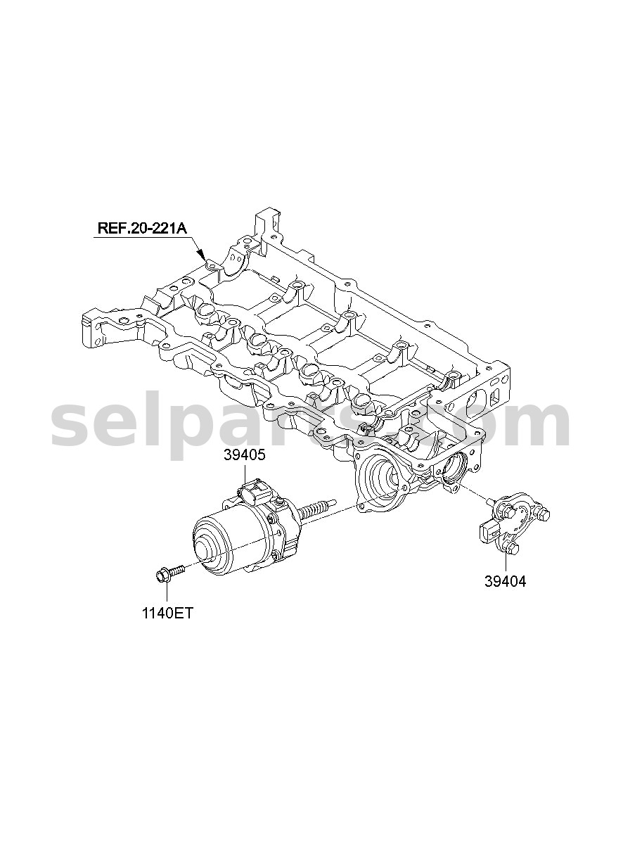 Genuine MEMBER ASSY-REAR FLOOR SIDE,RH for Kia K5 #65720D4900