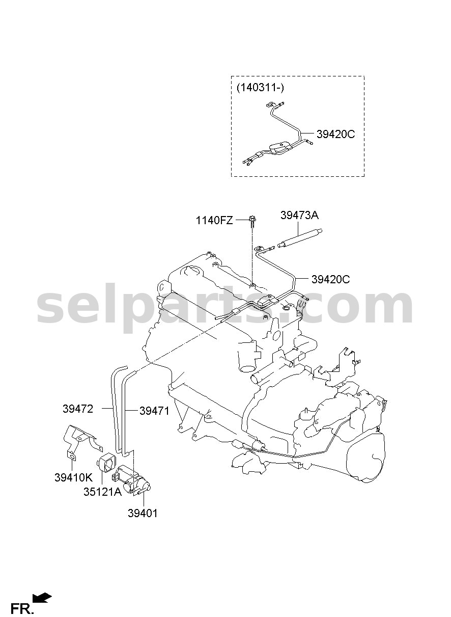 Genuine PCB BLOCK ASSY for Kia K5 #91950D4640