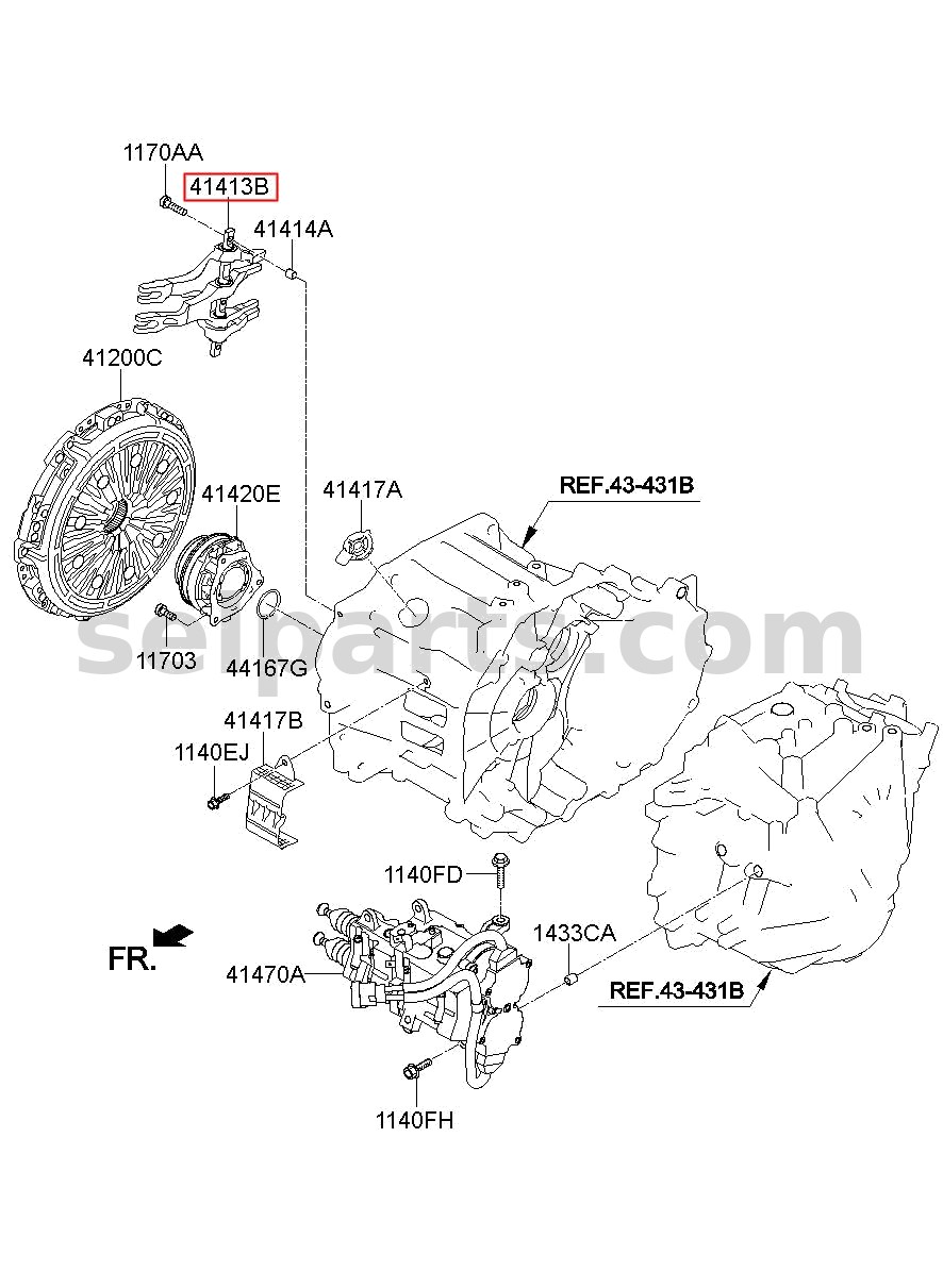 Genuine MIRROR ASSY-OUTSIDE RR VIEW,LH for Kia K5 #87610L2110SWP