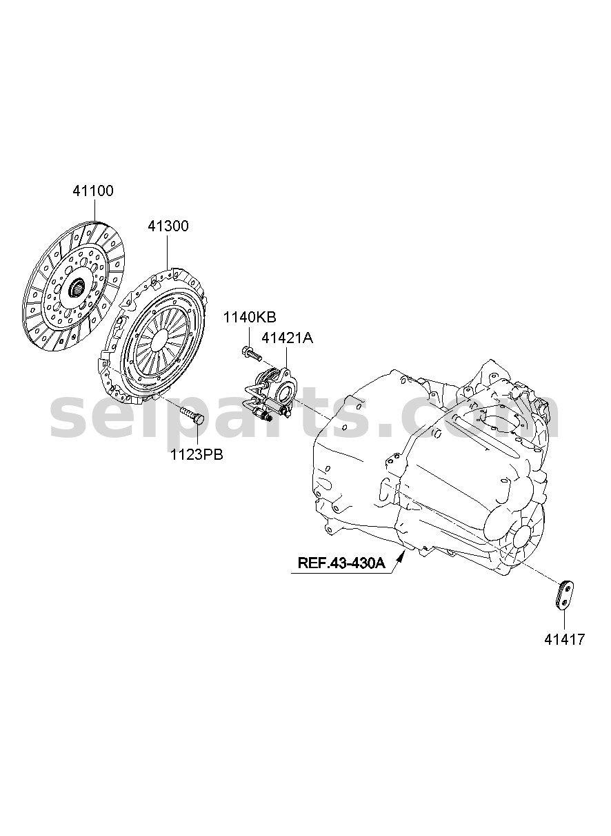 Genuine MIRROR ASSY-OUTSIDE RR VIEW,RH for Kia K5 #87620L2110B4U