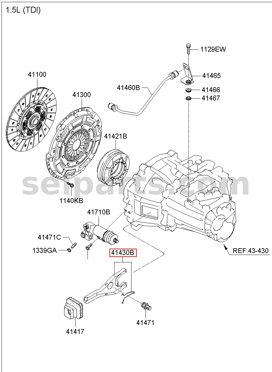 Genuine MIRROR ASSY-OUTSIDE RR VIEW,RH for Kia K5 #87620L2110SWP