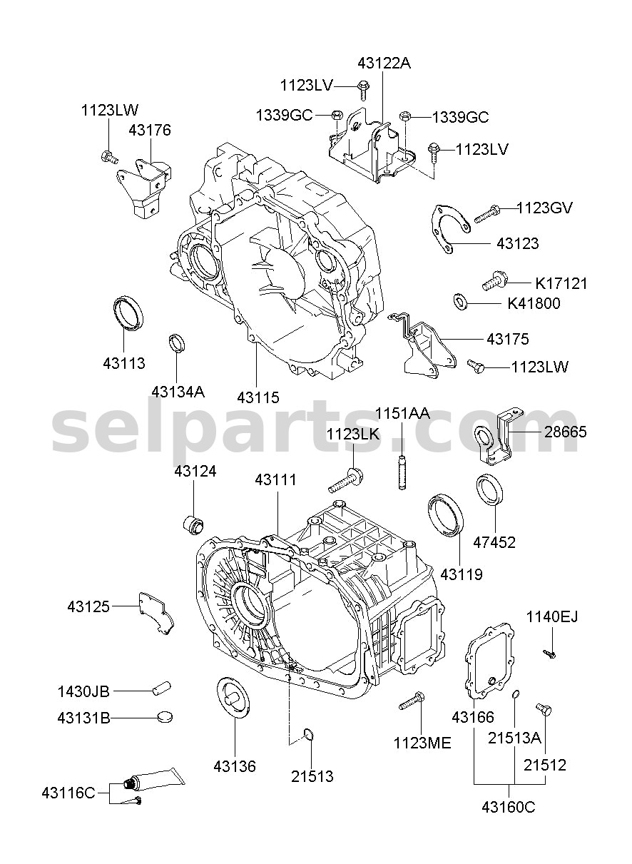 Genuine COVER ASSY-ROCKER for Kia K5 #224102B612