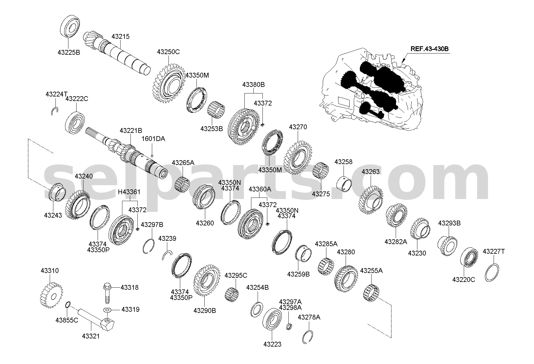 Genuine KEY & CYLINDER SET-LOCK for Kia K5 #81905D4000