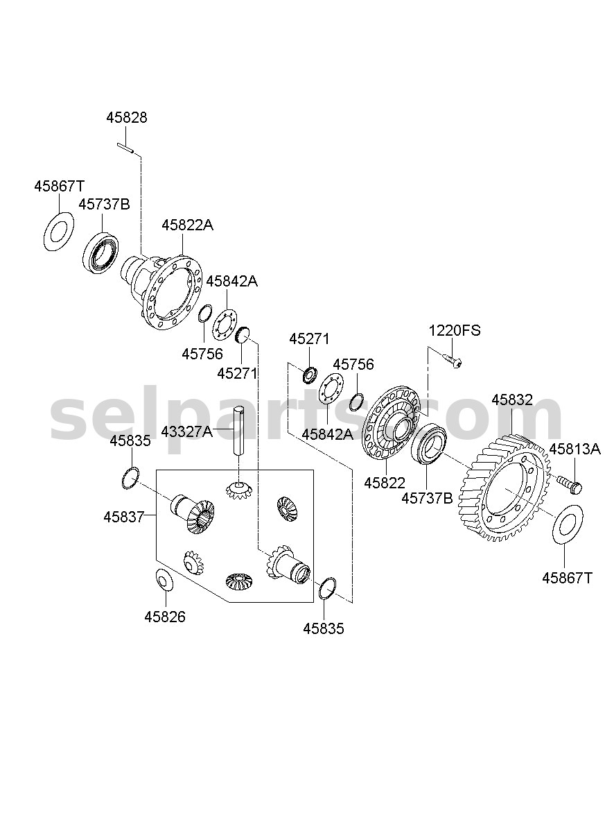 Genuine DRIVER ASSY-LPG PUMP for Kia K5 #33040L1000