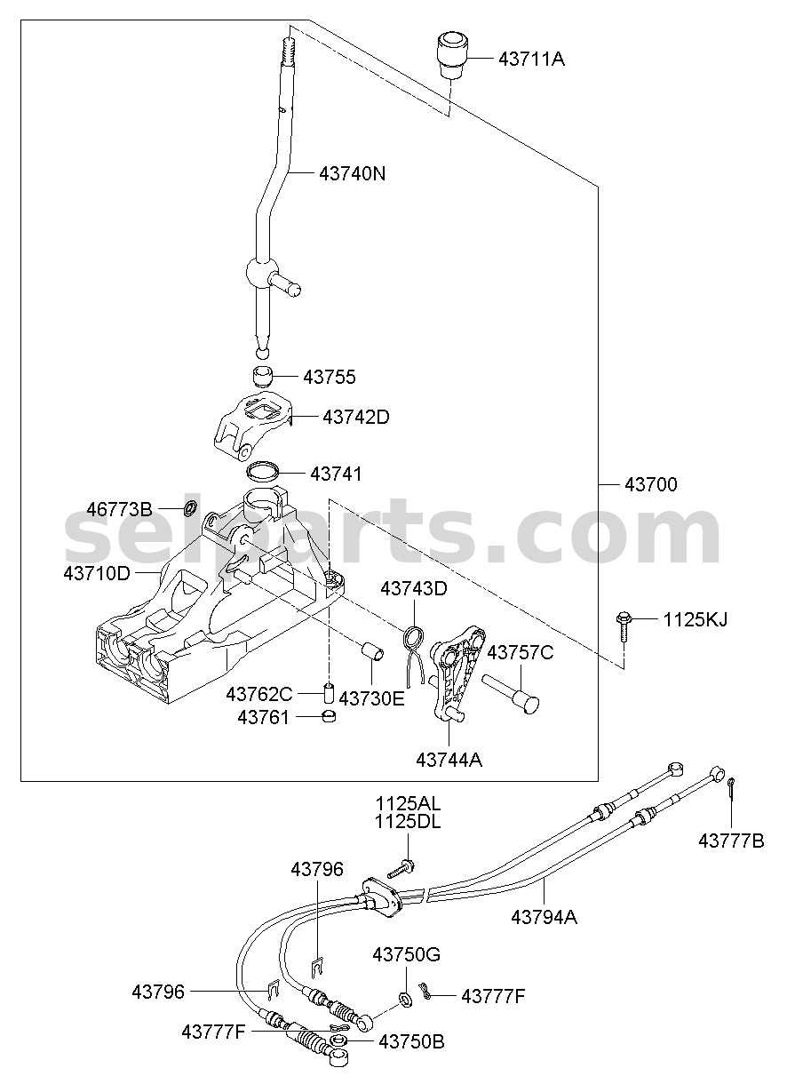 Genuine MOULDING ASSY-SIDE SILL,RH for Kia K5 #87752D4010ABT