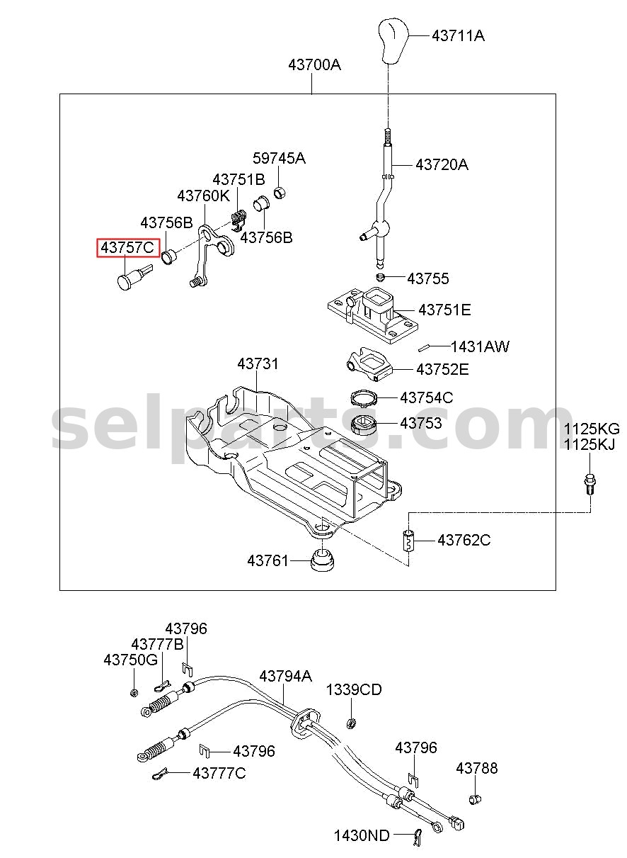 Genuine MOULDING ASSY-SIDE SILL,RH for Kia K5 #87752D4010SWP